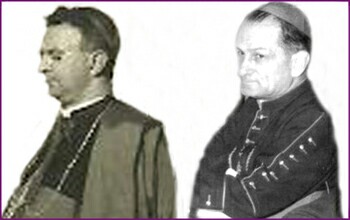 Archbishop Geraldo Sigaud alongside Bishop Mayer