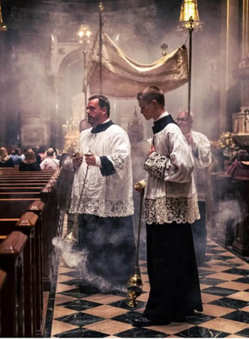 incense in mass