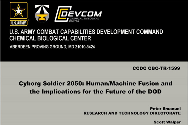 Cyborg study by the Department of Defense
