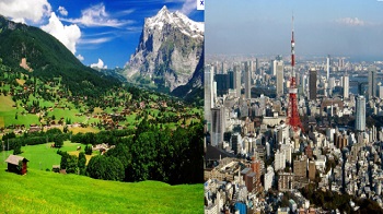 City vs countryside