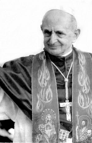 Paul Vi wearing the rational of the judgement 