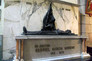 Crypt, Garcia Moreno, Quito, Cathedral