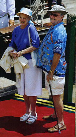 Queen Margrethe and Prince Henrik of Denmark