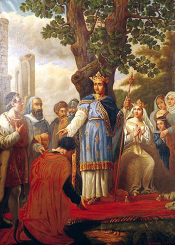 King Louis IX at Vincennes oak
