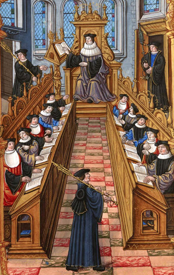 university of paris medieval classroom