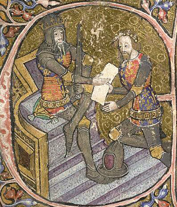 King Edward III with the Black Prince