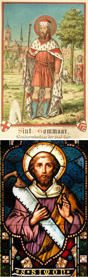 Saints Gummarus and Simon