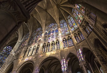 Gothic cathedral arch