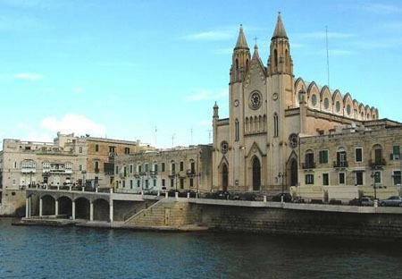 A beautiful Cathedral on the island of Malta