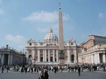 The obelisk in St. Peter's square