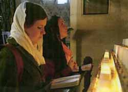 Women in Veils praying