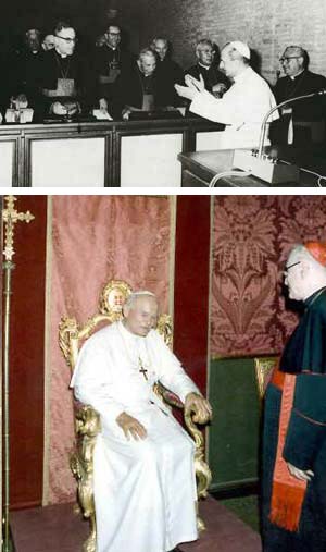 Cardinal Siri attending synods under Paul VI and John Paul II