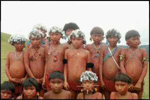 Yanomami Indian children