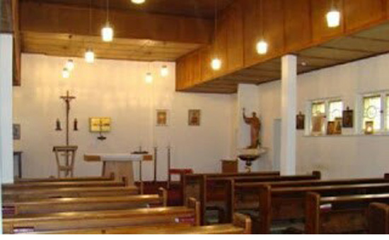 interior of St. Bernard chapel