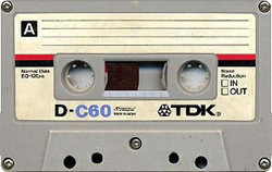 an audio cassette