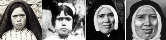 Progression on the photos of Sister Lucy I