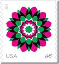 a USA stamp honoring a Muslim holiday