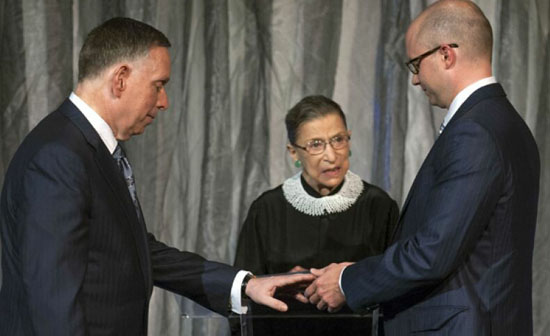 homosexuals being married before judge Ruth Bader Ginsburg