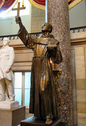 Fr serra statue