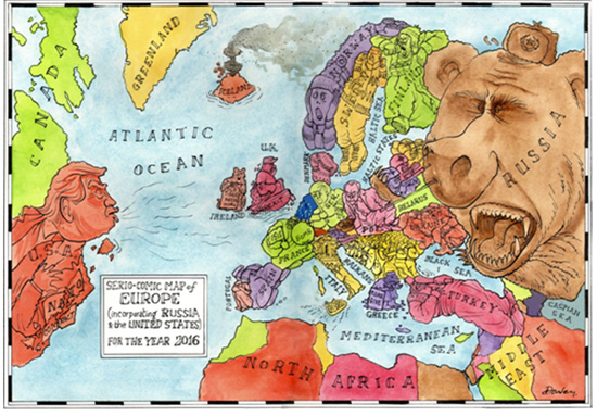 Europe and United States in 2016 small