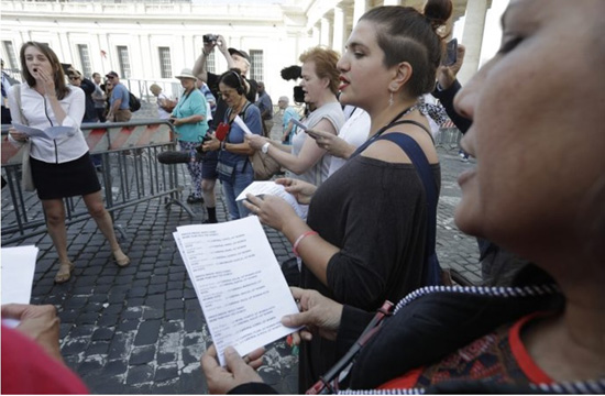 Women ordination protest