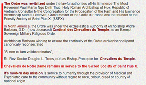 Order of Sion linked to SSPX 1