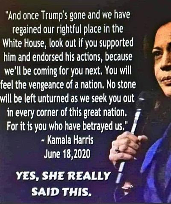 Kamala Harris' threat