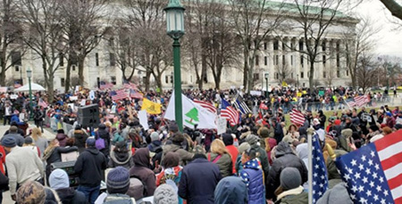 New York rally against vax mandates