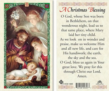 Christmas Holy Card