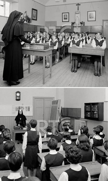 Catholic class in Ireland 1967