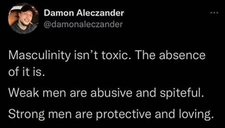 Masculinity is not toxic