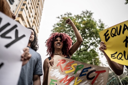 Transgender protest