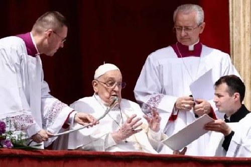 Francis hours before death
