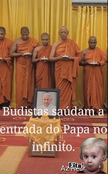 Francis mourned by Buddhists