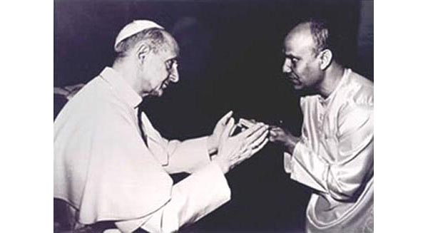 Paul VI receives guru