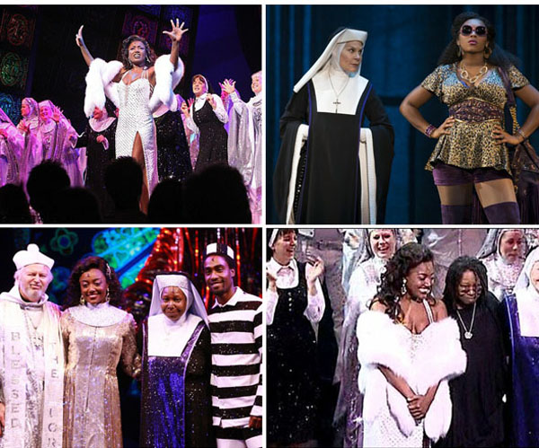 pictures of the blasphemous Sister Act stage production