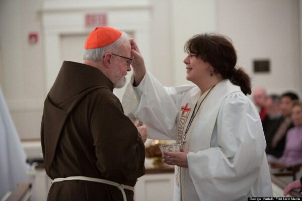 Cardinal OMally blessed by Protestant