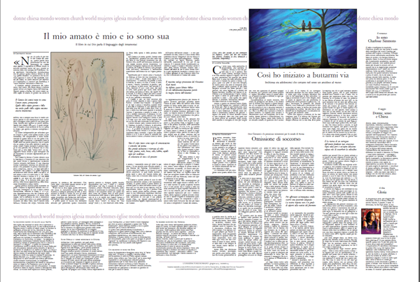 news article from L'Osservatore Romano featuring The Song of Songs, by Salvador Dali