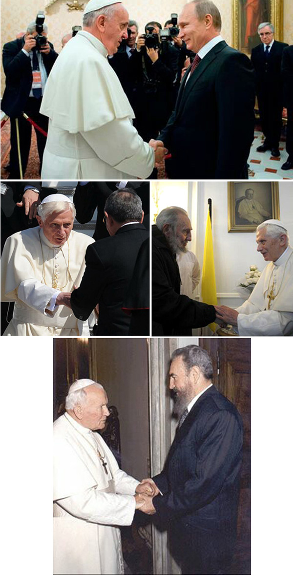 Raul Castro received by Pope Francis at Vatican - 2