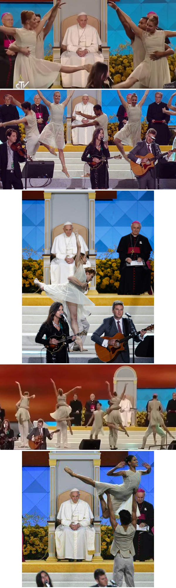 Pope Francis enjpys Pennsylvania Ballet 2