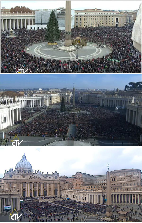 Crowds abandon Francis 2
