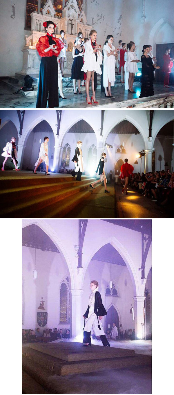 Fashion show in Catholic Church  - 2