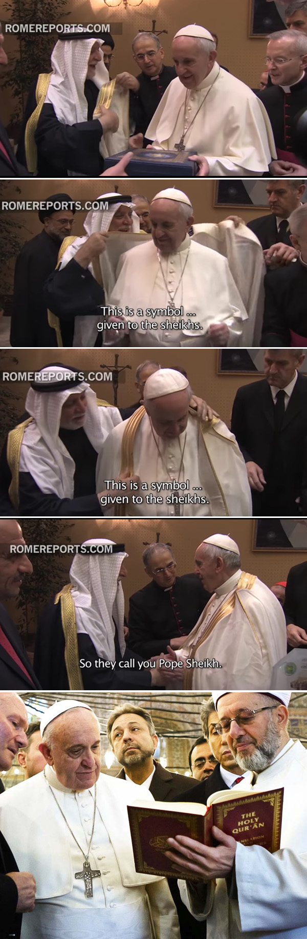 Pope receives Koran 2