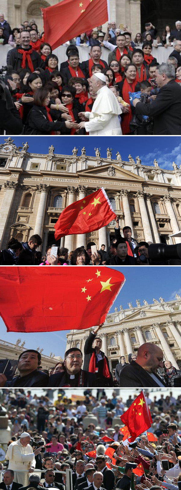 Chinese Communist Flag at the Vatican 2