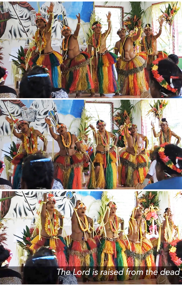 Topless women at Mass in Micronesia 6