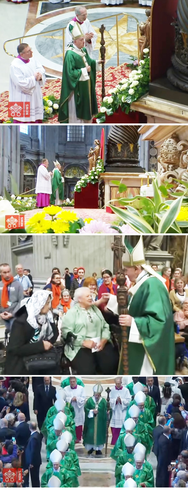 Francis with an idolatrous staff 3