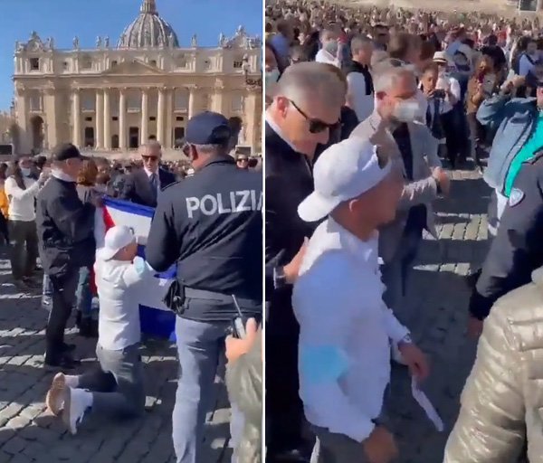 Vatican police against exiled Cubans 1