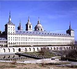 A side view of the Monastery of St. Laurence of the Escorial