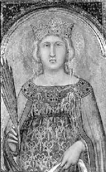 St. catherine of Alexandria, by Pietro Lorenzetti