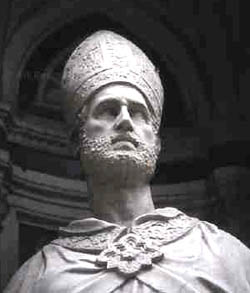 A statue of St. Eligius